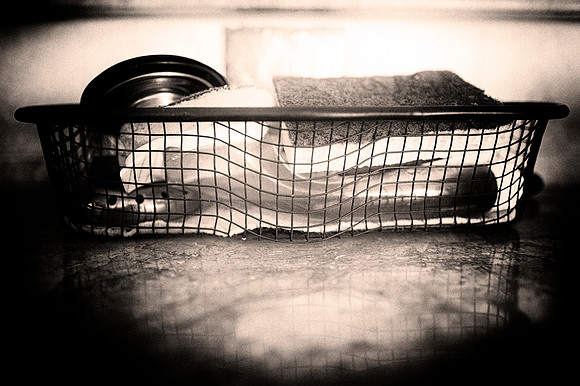 artistic, "black & white", cleaning, objects, pinhole, sink
