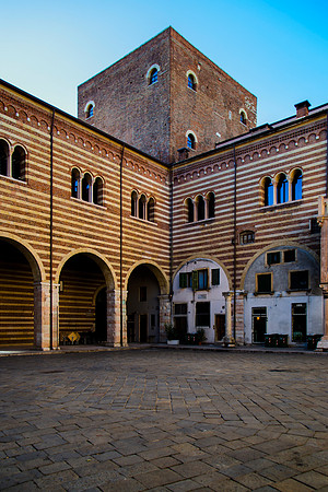 Structure, Verona, alley, details, panorama, square