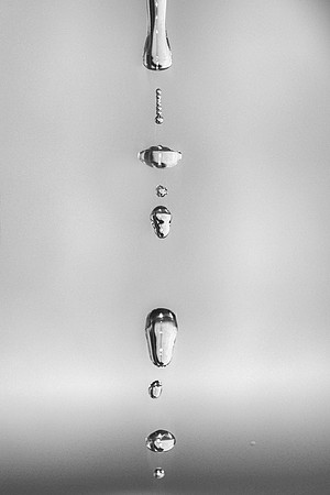 pearls, water, " black & white', artistic, grey, lines