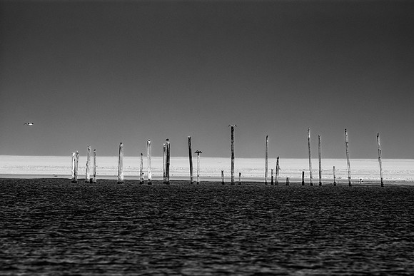 Bertazzoni, Namibia, Nikon, "Walvis Bay", abstract, artistic, beams, "black & white", nature, ocean, peer, scenic, sea, beams, pillars