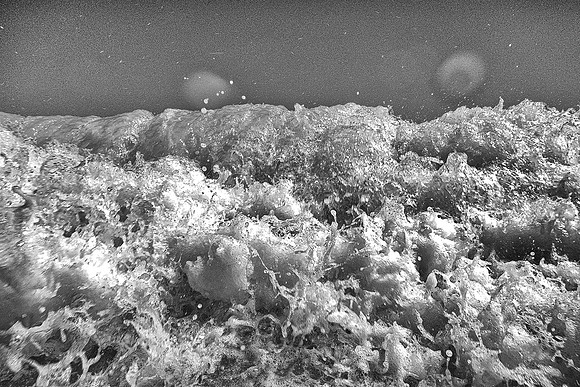 foam, wave, sea, ocean, sand, beach, details, "black & white", artistic