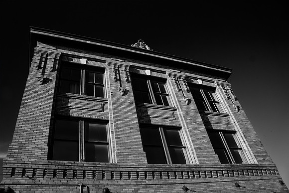 architecture, "black & white", bricks, highlight, old buildings, shade, town, structure, house, city