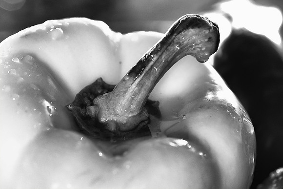 "bell pepper", "black & white", artistic, vegetables, greens, grocery, abstract