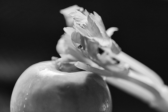 "bell pepper", "black & white", artistic, vegetables, greens, grocery, abstract, apple