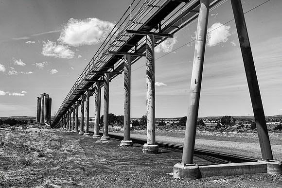 metal, abstract, bertazzoni, "black & white", ccoke, coal, mine, USA, Arizona, beams, columns,