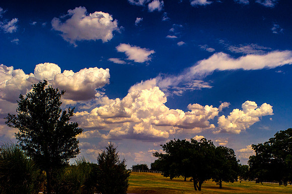 clouds, sky, details, colors, nature, contrast, pasture, Texas, Bertazzoni, artistic, scenic, grass, blue, white
