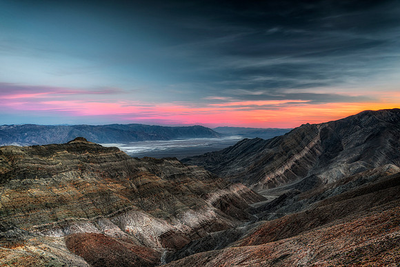 Dusk from Aguereberry Point