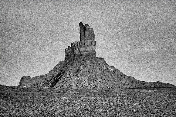 "Monument Valley", "black & white", bertazzoni, artistic, "film grain", scenic, Hollywood