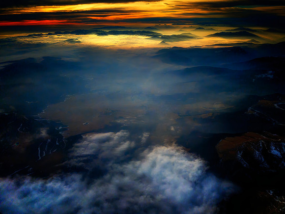 Clouds Over The Alps