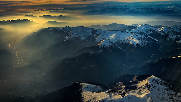 Clouds Over The Alps