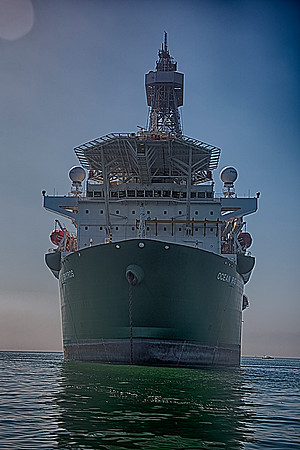 Bertazzoni, HDR, Namibia, Nikon, abstract, artistic, "big boat", boat, colors, container, details, ocean, scenic, sea, smoke, tower, structure, pipe, floating