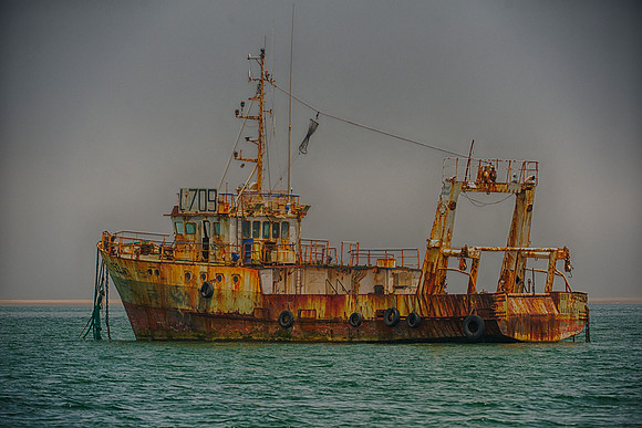 Bertazzoni, HDR, Namibia, Nikon, abstract, artistic, "big boat", boat, colors, container, details, floating, ocean, pipe, scenic, sea, smoke, structure, tower, bow, stern, ocean