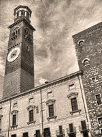 "Lamberti's Tower", Verona, architecture, bells, bricks, clock, "historical monument", museum, "romeo & Juliet", structure, tourism, tower